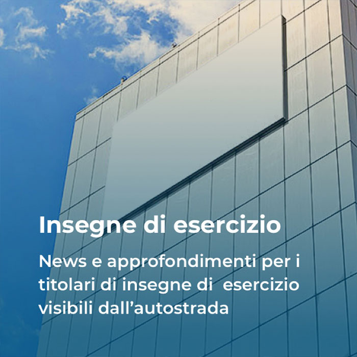 Insegne d'esercizio