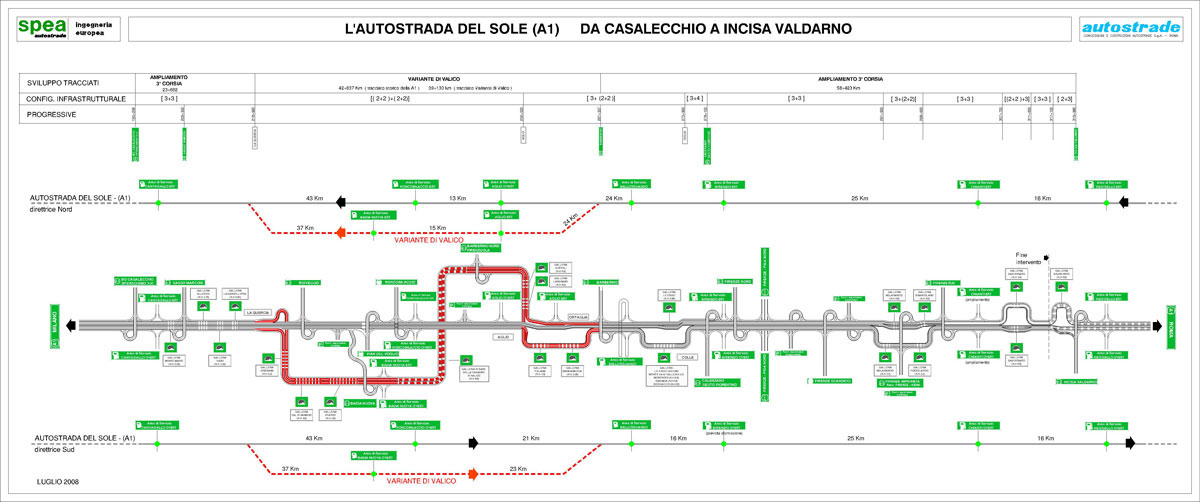 Autostrade Per L Italia Variante Di Valico Mappa E Planimetrie Autostrade Per L Italia Variante Di Valico Mappa E Planimetrie